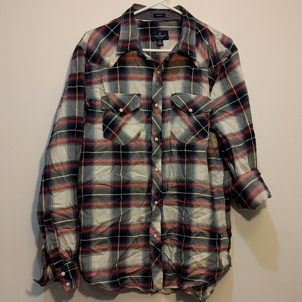 American eagle button down casual shirt